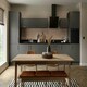 image 2 of 3 Drawer Base Unit 600mm w/ Slab Cabinet Door - Ultra Matt Graphite Grey | Ultra Matt Graphite