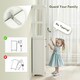 image 5 of HOMCOM Slim Bathroom Storage Unit with Tilt-Out Laundry Cabinet Drawer White White