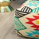 image 2 of Interiors by Premier Cefena Multicolour Pouffe Multi