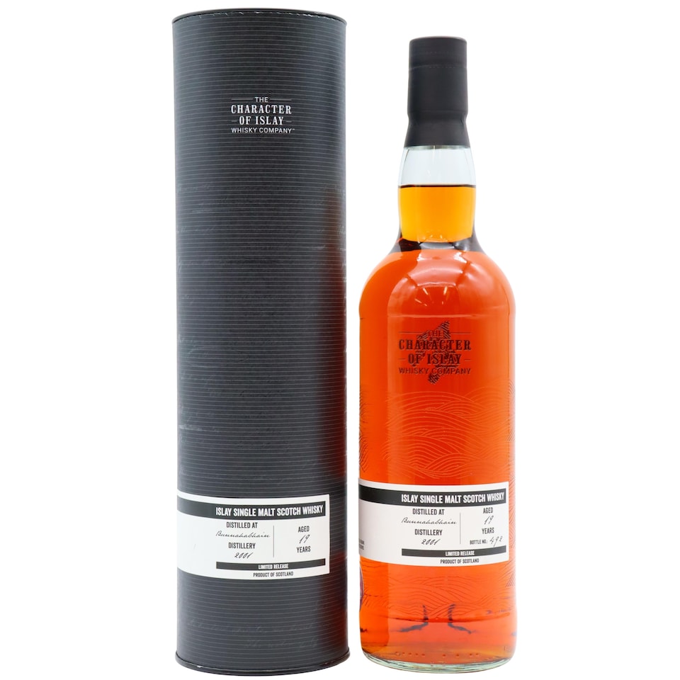 Bunnahabhain - The Character Of Islay - Wind & Wave Single Cask No. 11822 2001 19 year old Whisky