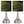 Satin nickel plate and dark green velvet