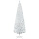 image 1 of HOMCOM 6FT Pencil Artificial Christmas Tree with Solid Stand Tips White