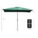 image 5 of Outsunny 3x2m Patio Parasol Canopy Tilt Crank Sun Shade Garden Green