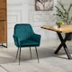 image 2 of Carrara Velvet Dining Chairs - Set of 2