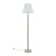 image 1 of ValueLights Bobbles Sage Green Floor Lamp Green Arrow Pleat Shade and Bulb