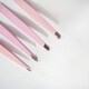 image 5 of Brushworks 4 Piece Combination Tweezer Set - Pink