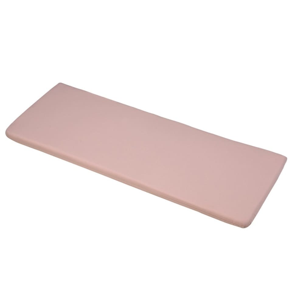 2 Seater Bench Outdoor Garden Furniture Cushion - L116 x W46 x H4 cm - Crystal Rose Pink