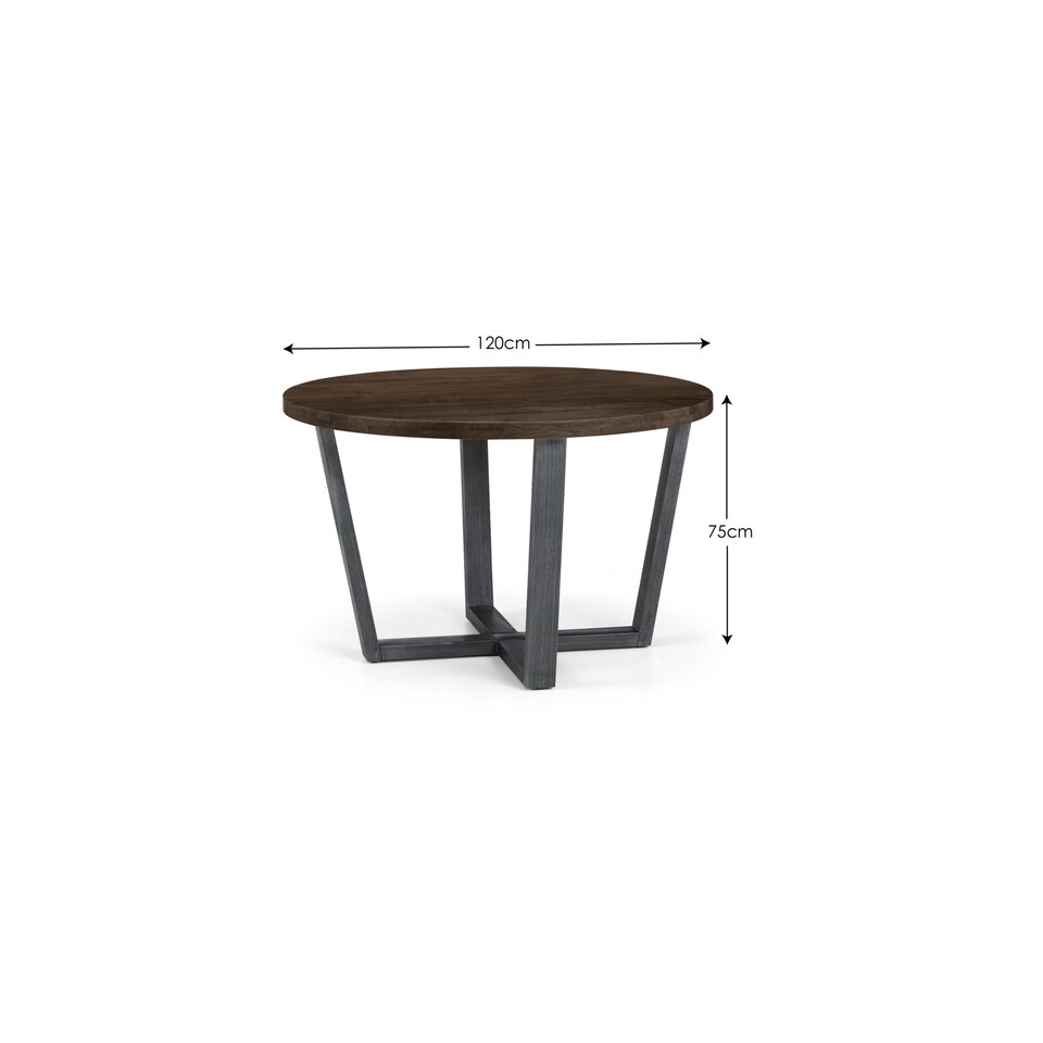 image 1 of Brooklyn Round Table - Dark Oak