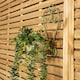 image 5 of Tom Chambers Handcrafted Amalfi Sage Green Metal Steel Garden Patio Herb Plant Flower Pot Wall Mount Holder Green