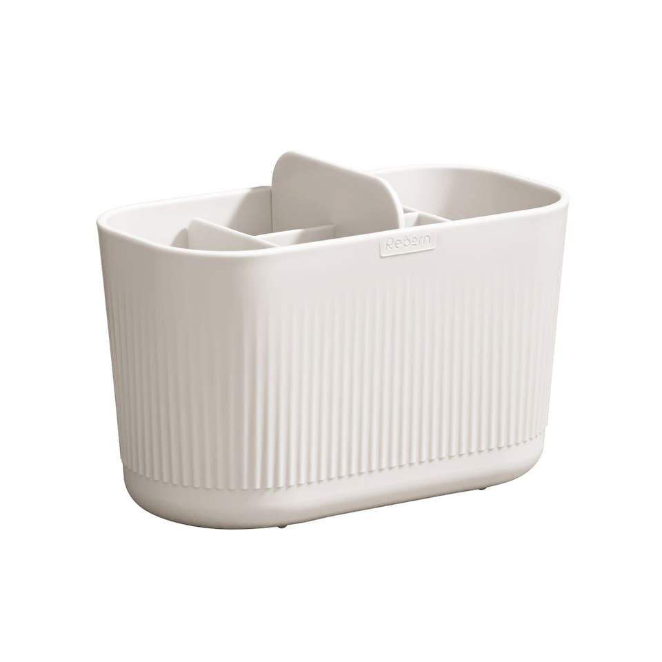 image 1 of Reborn Caddy Bathroom Organizer Large - White