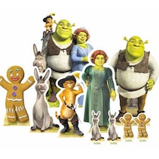 Shrek Table Top Cutout Decorations - Pack of 10