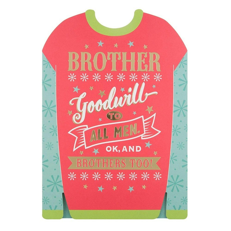 image 1 of Brother "Jumper" Christmas Card
