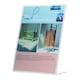 image 1 of Slanted Sign Holder L-Shape A5 (Side loading, made from sturdy plastic)