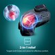 image 4 of GEEPAS 2-in-1 Knee and Calf Leg Massager with Heat