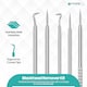 image 4 of Blackhead Remover Tool Set with Storage Case, Stainless Steel Tools - 9pcs