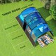image 8 of Outsunny 8-Person Camping Tent Tunnel Design with 4 Large Windows Green | Green