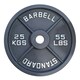 image 1 of Northern Olympic Cast Iron Plates Pair - 25Kg x 2