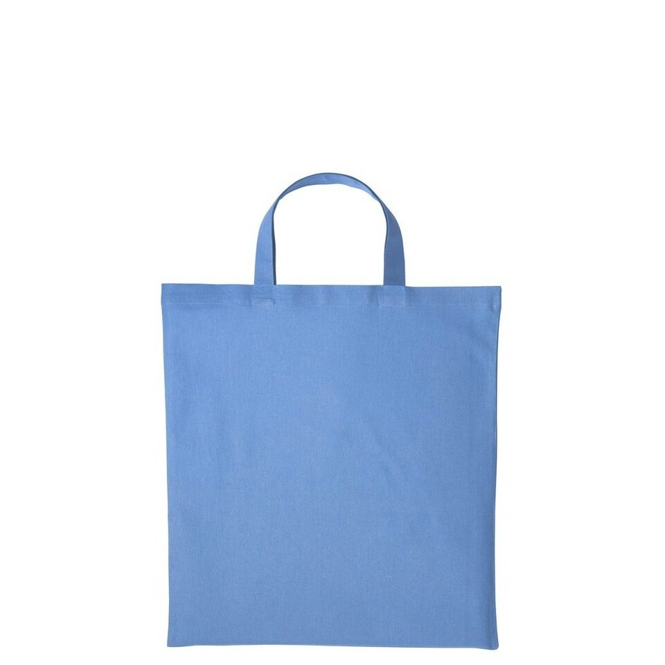 Nutshell Cotton Short Handle Shopper - Cornflower Blue - One Size Blue