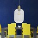 image 4 of First Choice Lighting Set of 2 Batley Clear Ribbed Glass with Satin Brass Pendant Fittings Bronze | Clear