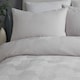 image 2 of Serene Embossed Geo Duvet Cover Set Grey