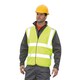 image 2 of Result Mens Core High-Visibility Safety Motorway Vest - Fluorescent Yellow - S/M