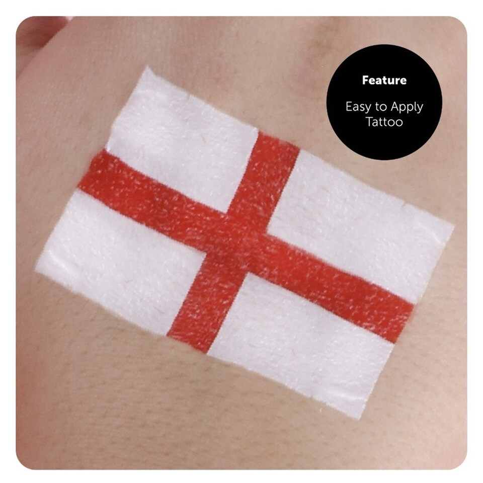 image 1 of Pack of 12 Large 5ft x 3ft England Flag & Bunting Red | One Size
