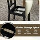image 6 of COSTWAY Set of 2 Wooden Dining Chairs Kitchen Accent Chair Black
