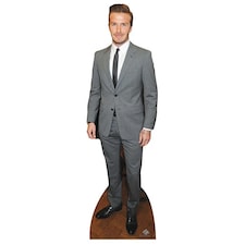 David Beckham Suit Lifesize Cardboard Cutout 179cm