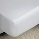 image 2 of Belledorm 200 Thread Count Cotton Percale Ultra Deep Fitted Sheet - White - Single