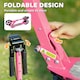 image 7 of AIYAPLAY Kids Scooter for Ages 6-12 Years, Foldable Kick Scooter with 4 Levels, Adjustable Handlebar, Dual Brake System, 200mm Wheels, ABEC-7 Bearings | Pink | Pink