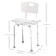 image 5 of HOMCOM Bath Chair Shower Stool Safety Seat Bathroom Adjustable Positions Elderly Aids