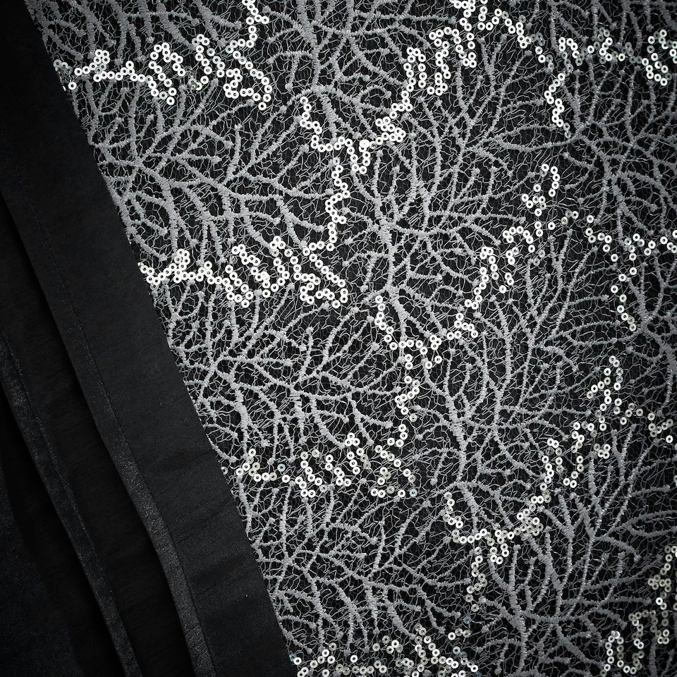 image 1 of Rouen Duvet Cover Set Black Superking