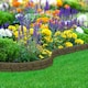 image 1 of Pack of 10 Border Stone Garden Edging 1.2m in Earth Brown