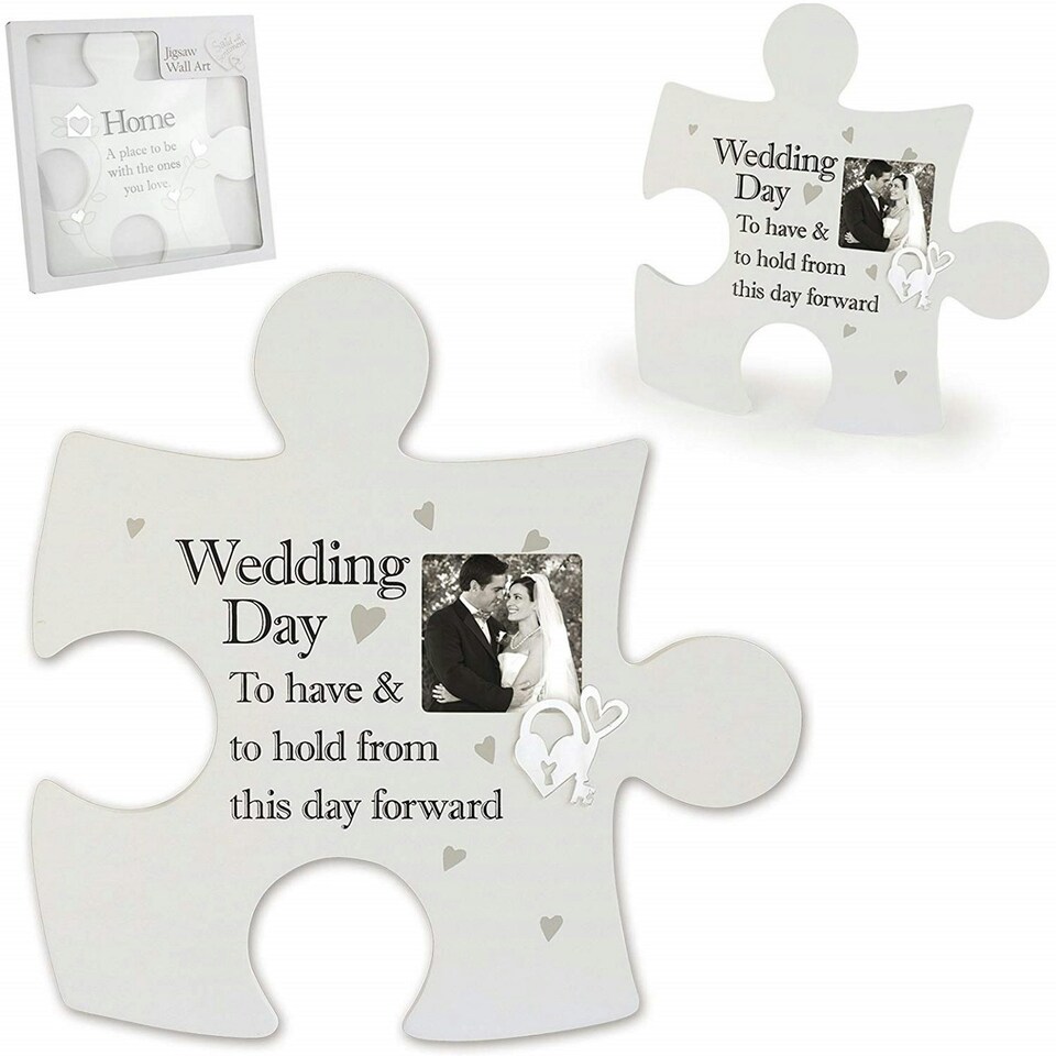 Sentiment Jigsaw Art - Wedding