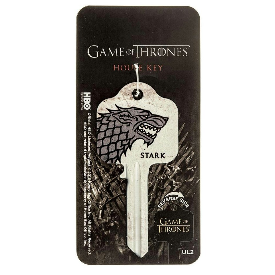 image 1 of Game Of Thrones Stark Door Key - Grey - One Size