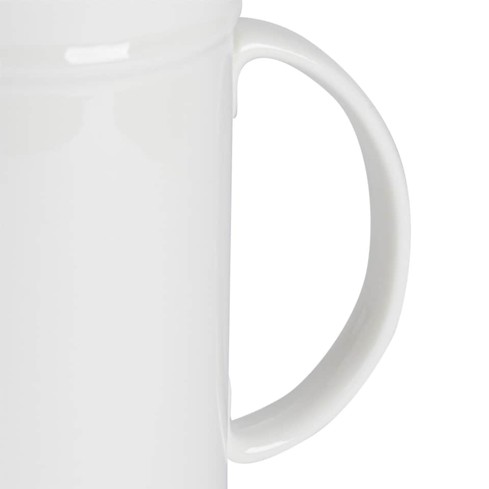 image 1 of Nicola Spring White Farmhouse Water Jug - 1 Litre