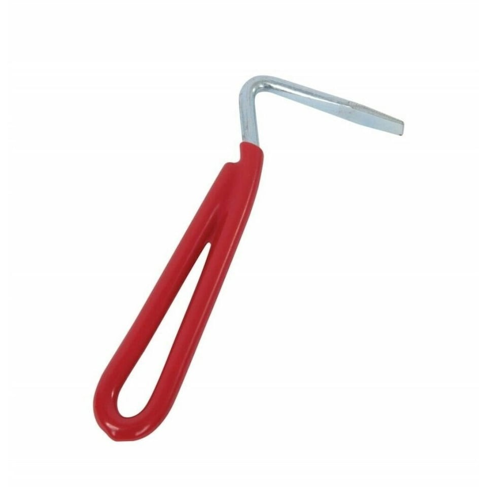 Roma Vinyl Handle Hoof Pick - Red - One Size