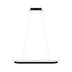 image 1 of EGLO Codriales Modern Black LED Oval Pendant Light WBS Black