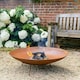 image 2 of Primrose Outdoor Corten Steel Fire Pit & Water Bowl Round 80cm Round