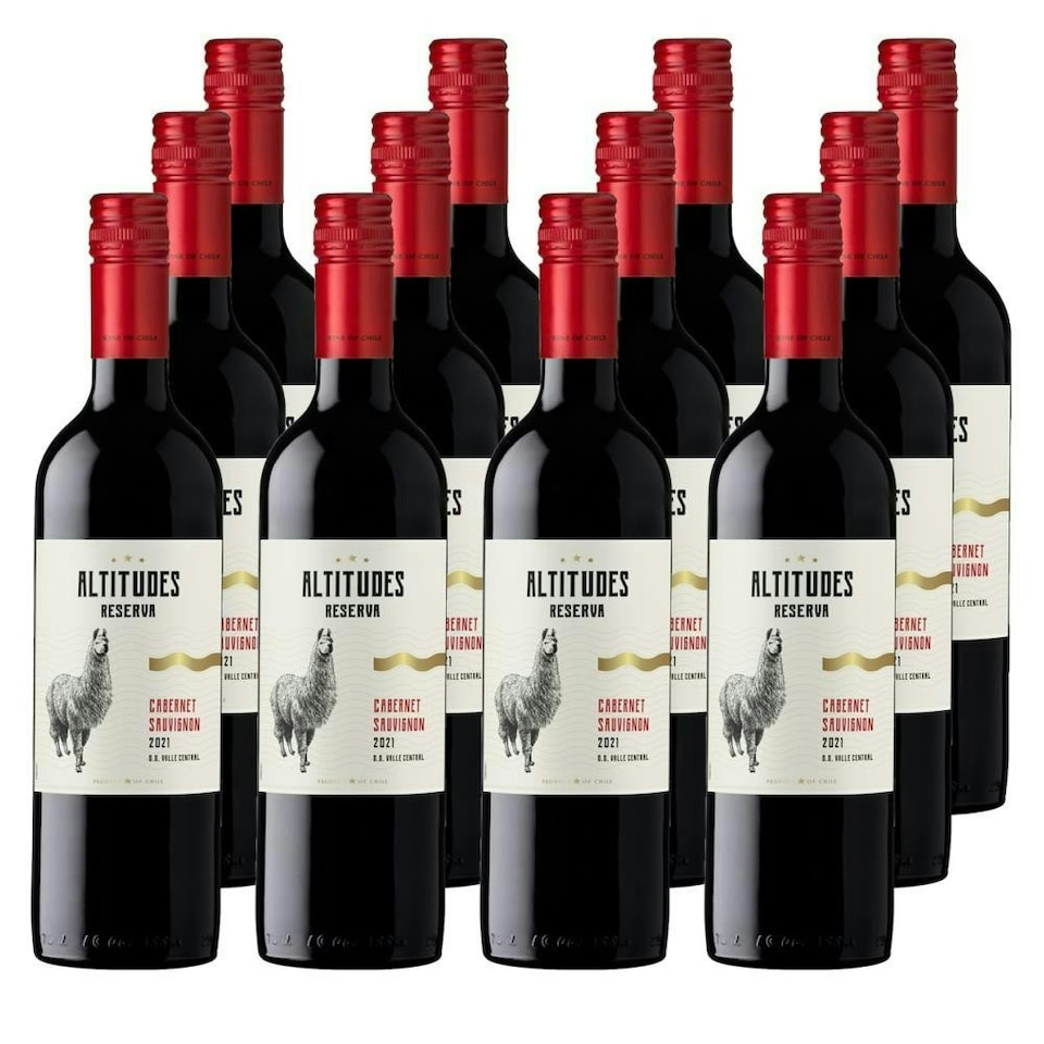 Case of 12 Altitudes Reserva Cabernet Sauvignon 75cl Red Wine