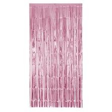 Blush Pink Bright Foil Door Curtain Backdrop 1.9m x 99cm - Pack of 3