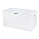 image 2 of Seaton White Wooden Storage Chest, Blanket Box, Trunk, Ottoman, Toy Box