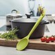 image 3 of Zeal Silicone Cooking Spoon, 28cm, Lime Green