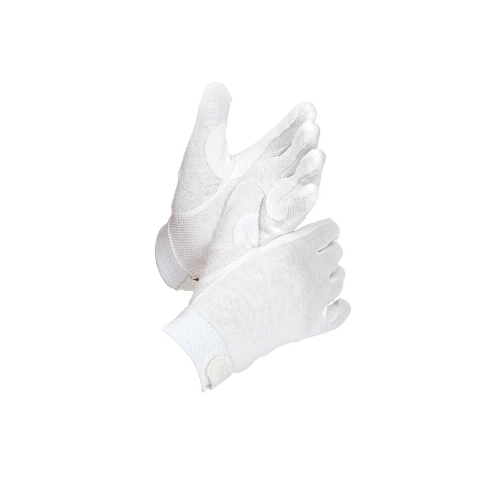 image 1 of Shires Unisex Adult Newbury Gloves - White - XL | White | XL