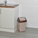 image 2 of 30L Plastic Recycling Bins with Swing Lids | Brown | 1
