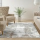 image 8 of Marlow Large Area Rug Washable Living Room Hallway Runner | Grey | 120x180cm