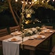 image 5 of Gold Metal Table Clamp Pole Hook Rail Stand Garden Lantern Hanger Party Rod | Gold | Set of 2