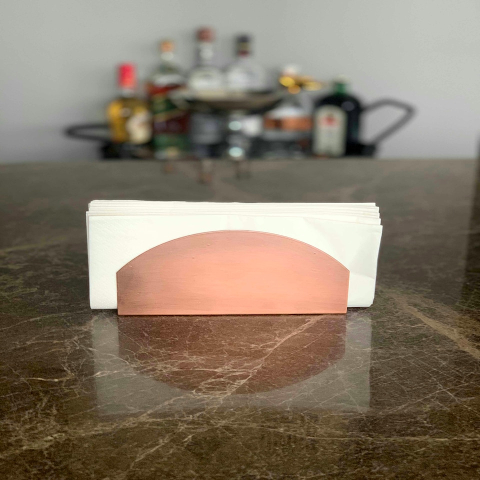 image 1 of Copper Napkin Holder