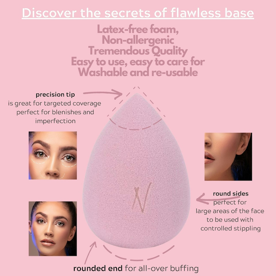 image 1 of Nanshy Makeup Blending Sponges - Trio