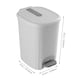 image 3 of Living and Home 15L Pedal-operated Rubbish Bin With Lid | White